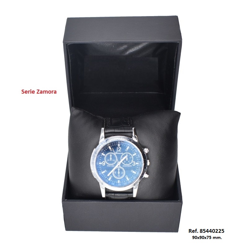 Estuche Zamora reloj / pulsera cojín 90x90x75 mm.